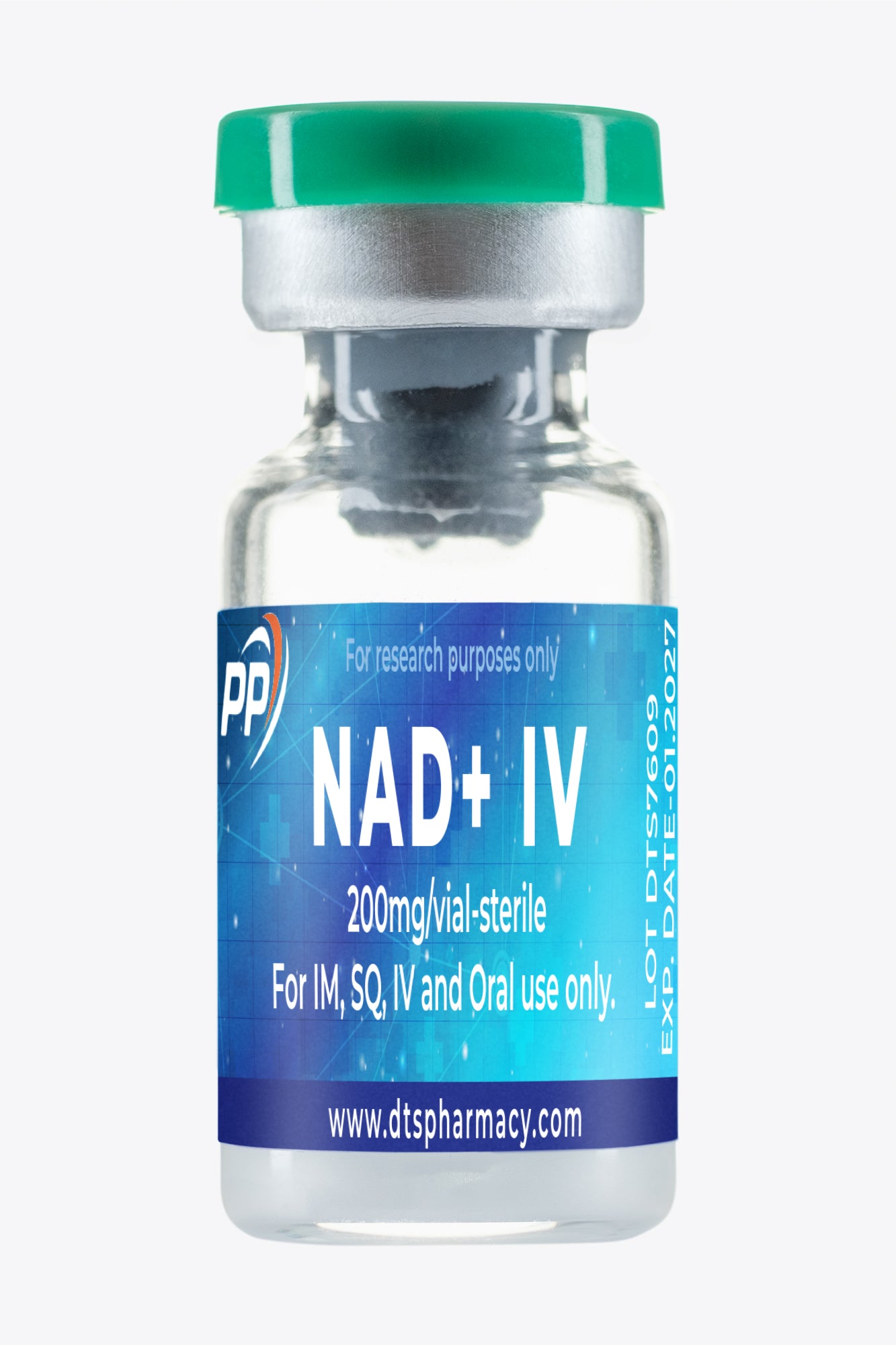 NAD+ IV 200mg injekční lahvička pro subkutánní, intravenózní a intramuskulární podání