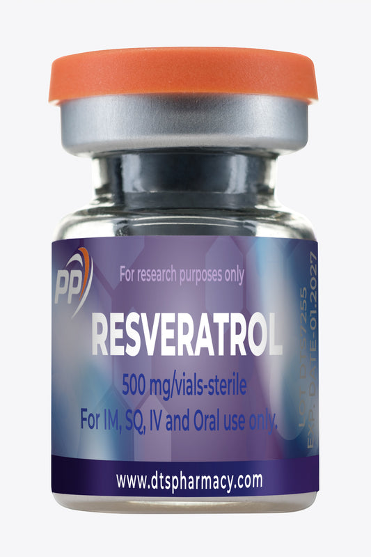 Resveratrol injekční lahvička pro intramuskulární a intravenózní podání